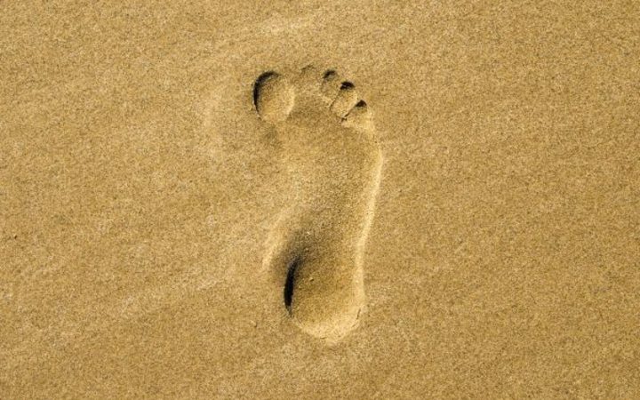 Sand footprint 