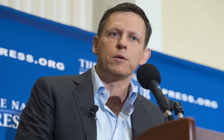 PayPal founder-turned-venture-capitalist Peter Thiel. 