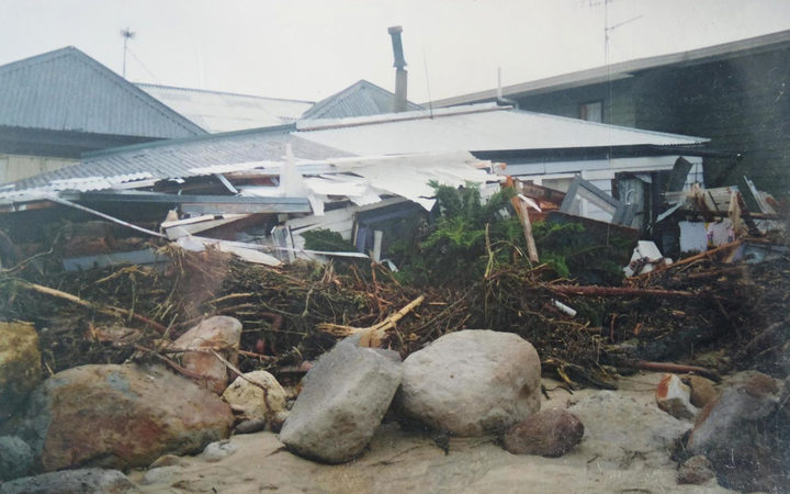 Homes in Matata were destroyed by flooding and debris in 2005.