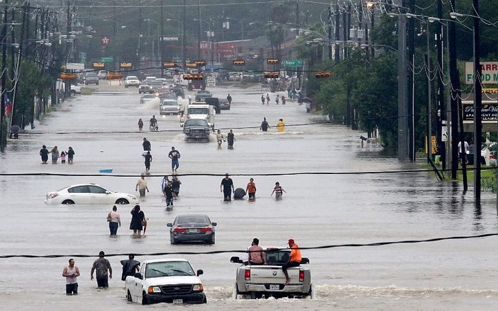 Flooding in Houston.