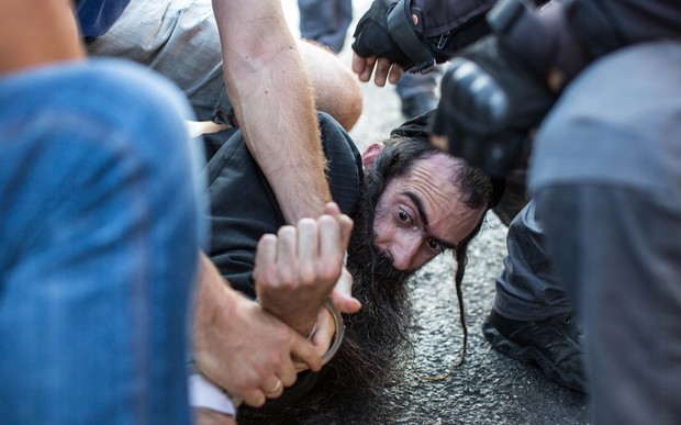 The suspect, Yishai Schlissel, is the same man who stabbed three people at the parade in 2005