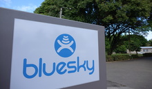 Telecommunications company Bluesky.