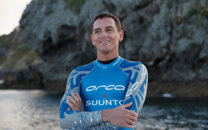 World champion freediver William Trubridge, Orca sponsorship shoot, Great Barrier Island, Auckland, New Zealand.
Photograph Richard Robinson © 2017.