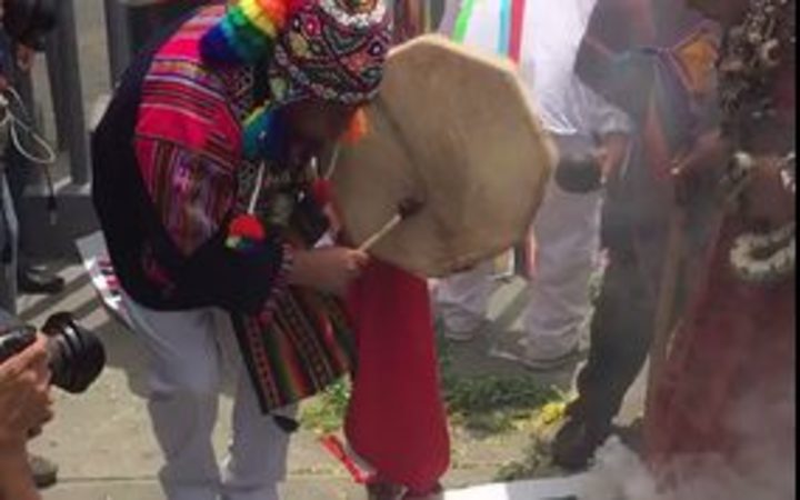 Peru football supporters place a 'curse' on the All Whites