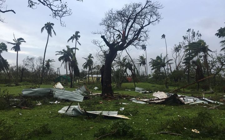 Tongatapu following Cyclone Gita