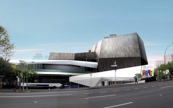 Artist impression from Mayoral Drive view.