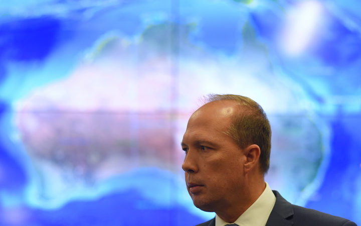 Australia's Home Affairs Minister Peter Dutton
