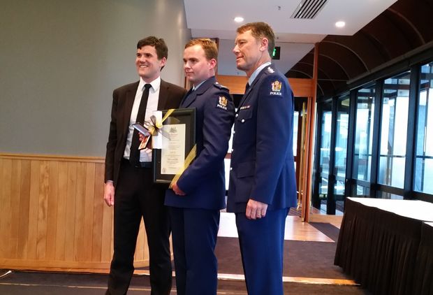 Rhys Egan (centre)