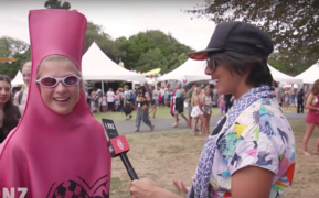 Yadana Saw and a whoopie cushion at WOMAD 2018