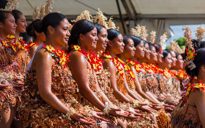 Tongan dancers at Polyfest 2018