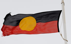 The Aboriginal flag.