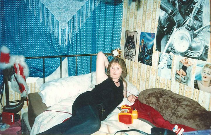 Gail Maney reclines on a bed at home in Larnoch Road, Henderson.