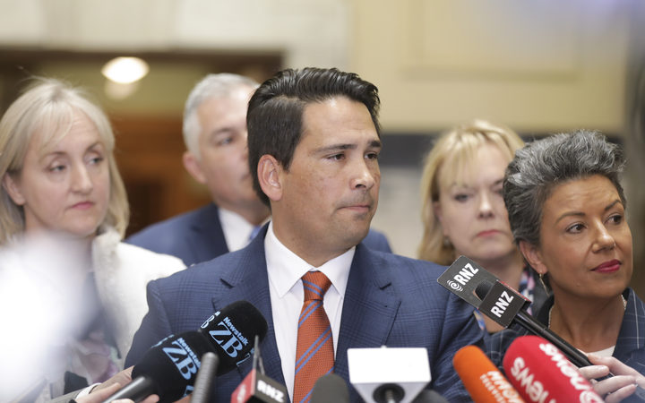 National Party Leader, Simon Bridges, speaks to media about Jami-Lee Ross.