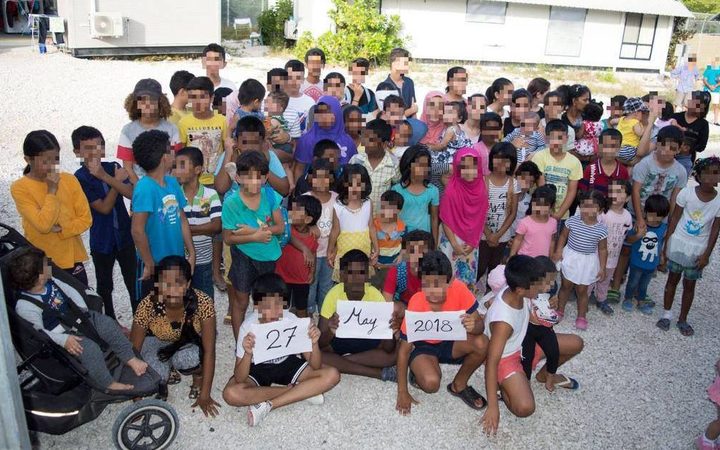 Refugee children on Nauru