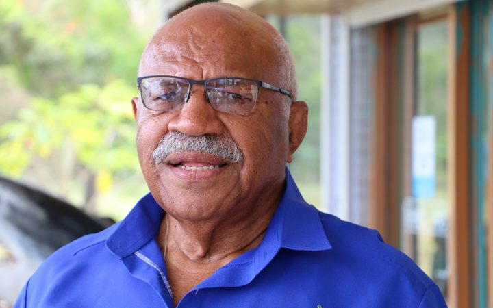 Fiji's Sodelpa leader, Sitiveni Rabuka. 