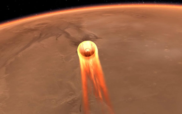 Mars Nasa Lands Insight Robot To Study Planet S Interior