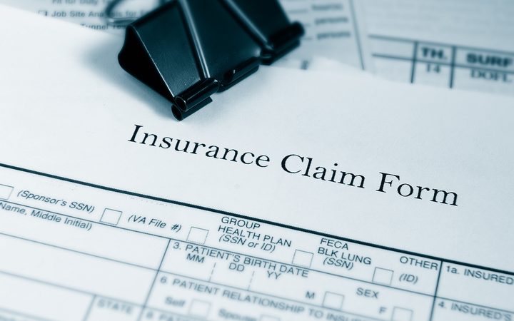 Insurance claim form.