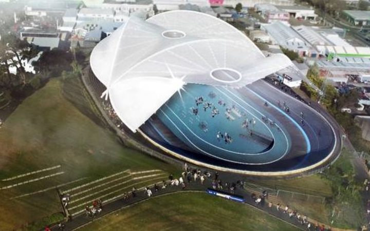 Artist's impression of Whananui Velodrome 