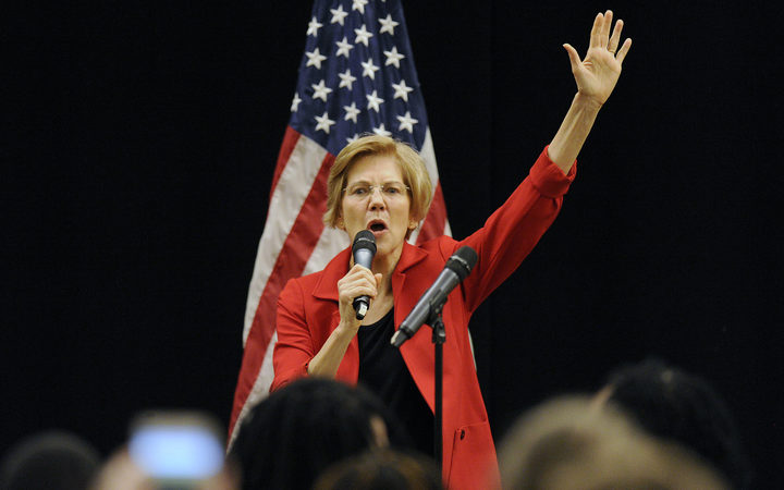US Senator Elizabeth Warren.