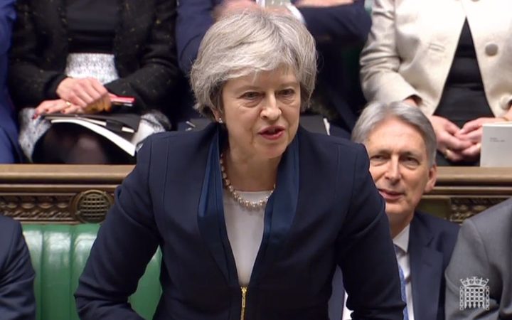Britain's Prime Minister Theresa May  wraps up five days of debate before a parliamentary vote on her Brexit deal.
