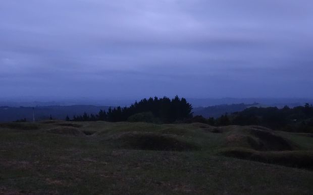 As the sun rose hundreds attended the dawn service for the battle of ruapekapeka commemoration.