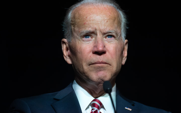 Former US vice president Joe Biden, who is leading polls for the Democratic presidential nomination.