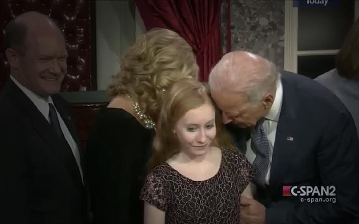 Joe Biden says his past behaviour may not meet contemporary standards.