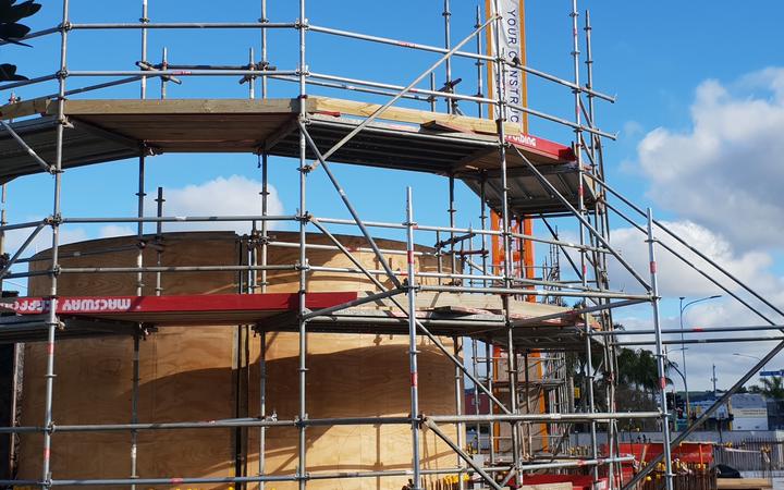 Hundertwasser Art Centre under construction in Whangarei