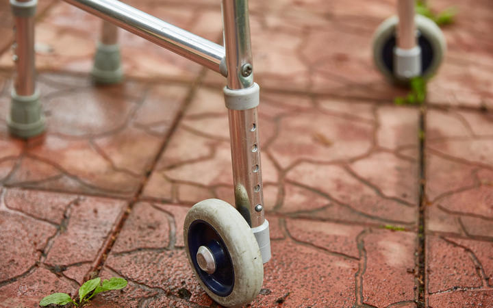 Wheel walker for adults. Close-up