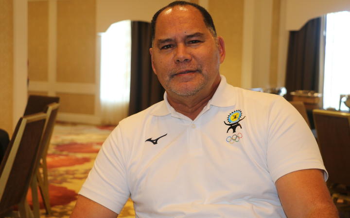 Palau Olympic Committee President Frank Kyota. 