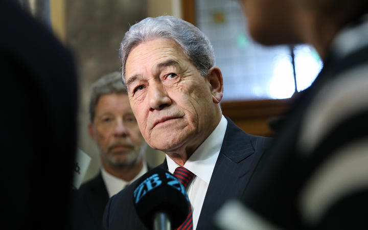 Deputy Prime Minister and leader of the New Zealand First Party Winston Peters