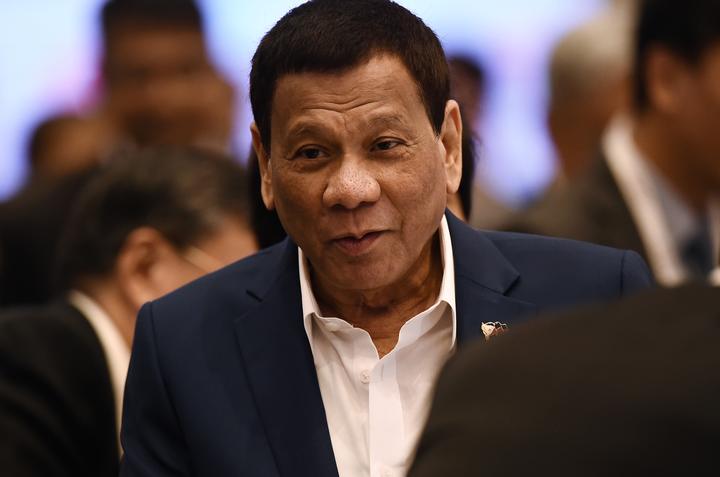 Philippines' President Rodrigo Duterte.