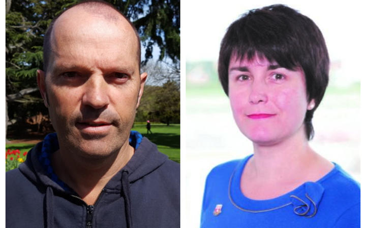 Chch City Councillor Aaron Keown and Dawn Baxendale, council chief executive appointed July 2019  