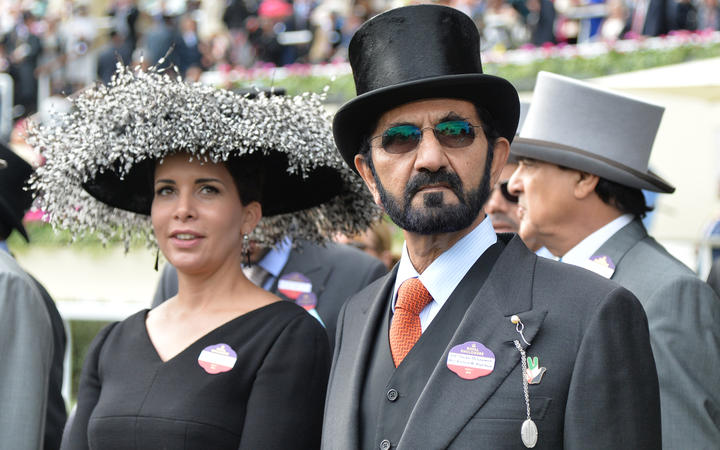 Sheikh Mohammad Bin Rashid Al Maktoum of UAE and his wife, Princess Haya of Jordan.