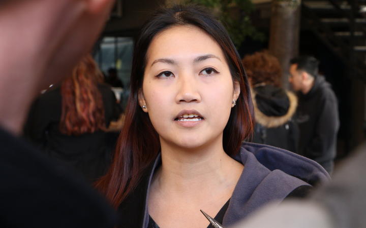 Hong Kong extradition bill protest rally organiser Serena Lee.