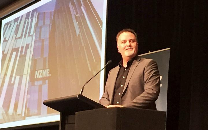 NZME chief executive Michael Boggs at the TUANZ 2019 Digital Media Convergence symposium.