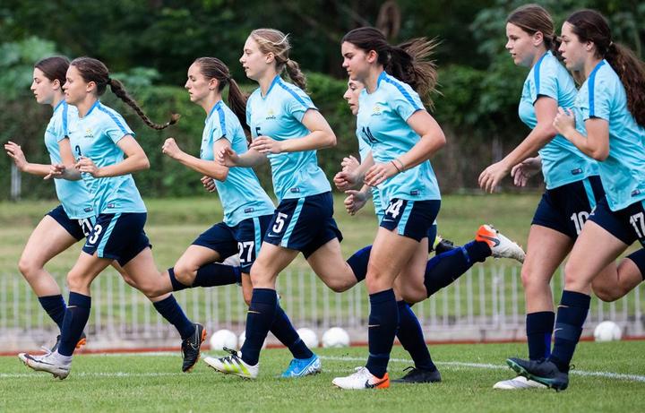 Australia's U-16 women's team the Junior Matildas.
