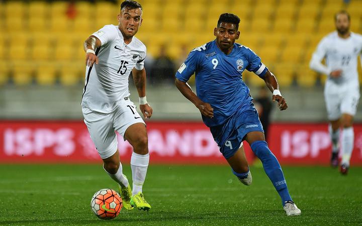 Roy Krishna playing for Fiji against New Zealand in 2017.
