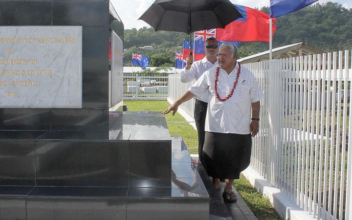 Samoa Prime Minister Tuilaepa Lupesoliai Sailele Malielegaoi
