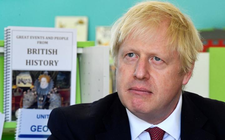 Boris Johnson, pictured on a visit to year six pupils at Pimlico Primary in London on Sept 10. 