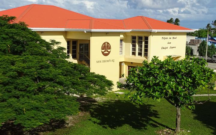 The Court House in Majuro in the Marshall Islands 