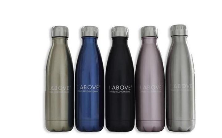 1ABOVE markets its drinks at tablets as helping recovery from hangovers or jetlag.