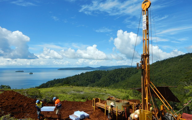 Axiom drilling activity on Isabel Nickel Project.