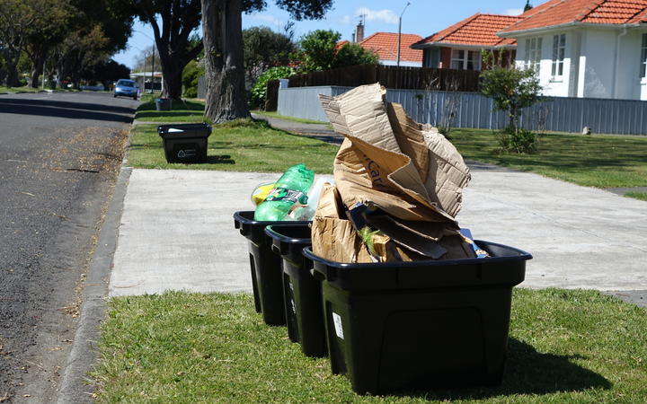 Hundreds of Napier residents have complained about their recycling not being picked up. 