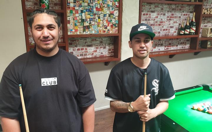 Kingi Keremeta, left, and Michael Hukatai had differing views on the English fine.