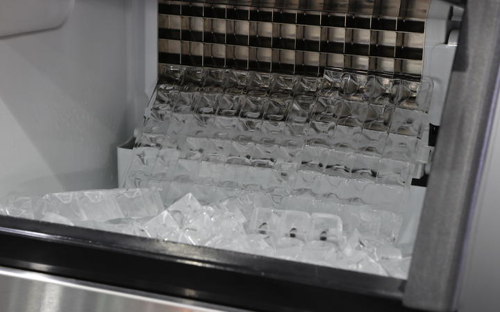 Ice cube making machine.