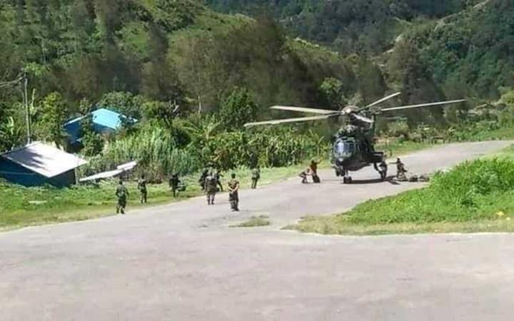 Indonesian military forces are operating in Intan Jaya, in the province of Papua.