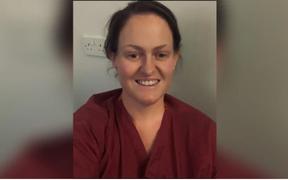 Nurse Jenny McGee, who British Prime Minister Boris Johnson credited - along with other nurses - with saving his life after he was struck down with Covid-19.