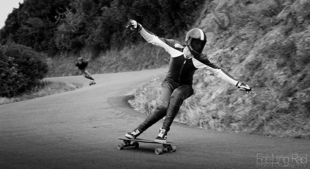 Andrew Mackay Downhill Skateboarder