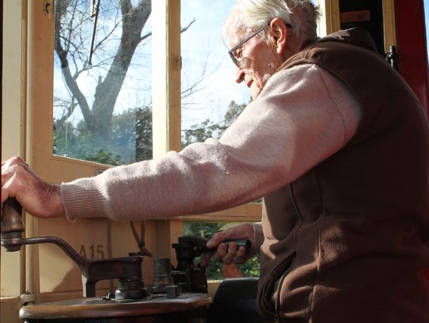 Trams Noel Donaldson has driven trams since and still loves it